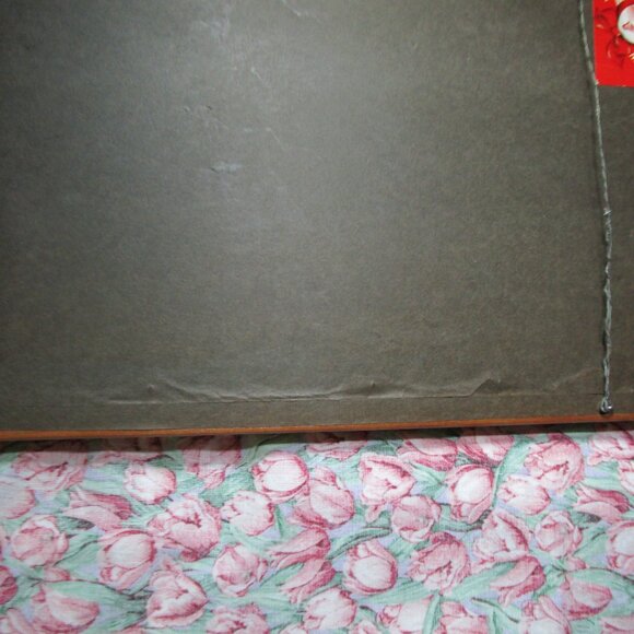 1940s-50s Vintage Framed Terrier Needlepoint Art Wire Fox Terrier Dog Embroidery - Picture 8 of 10